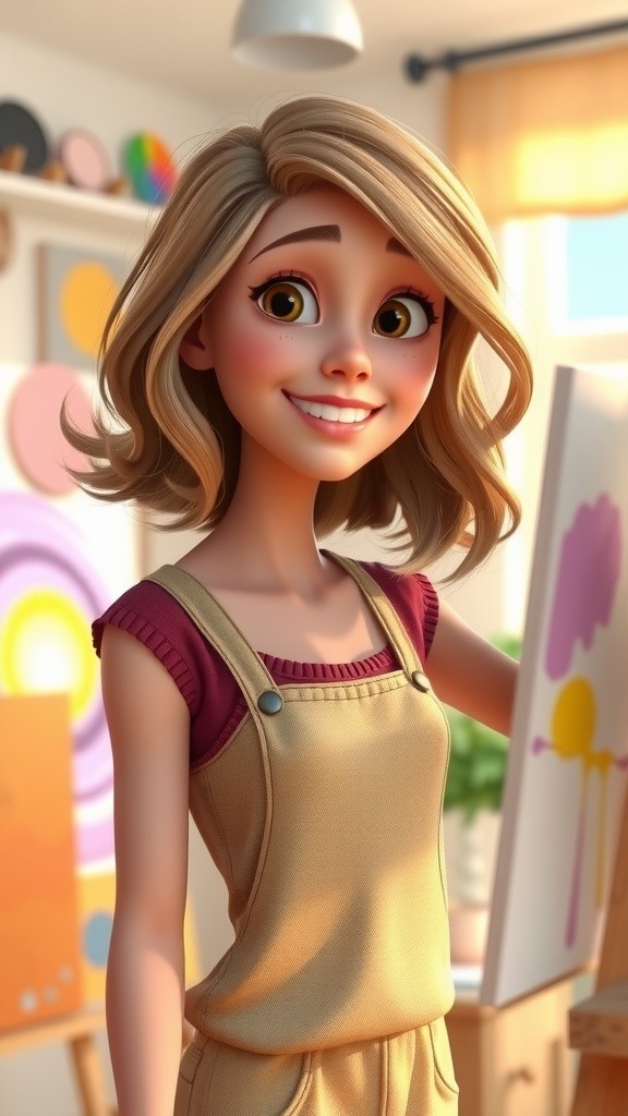 Lily and Her Magical Paintbrush: A Journey of Love and Kindness
