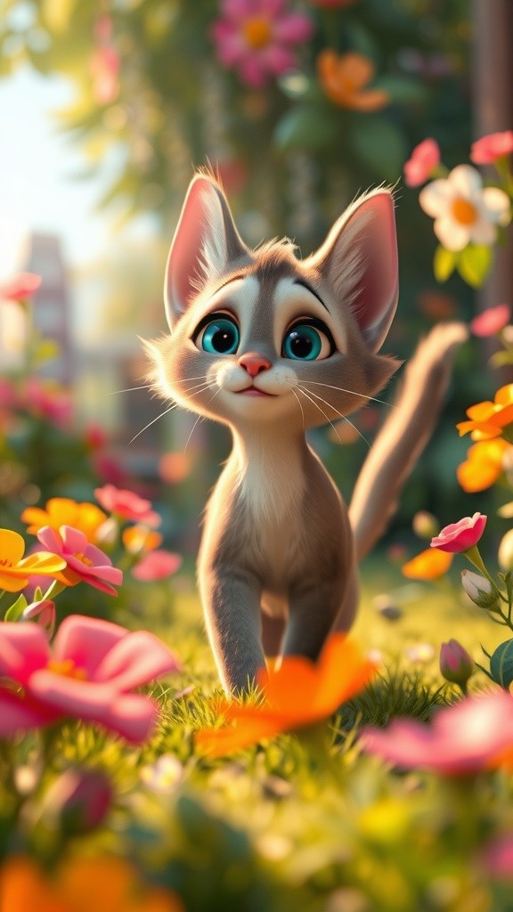 Chat frappe un autre chat
