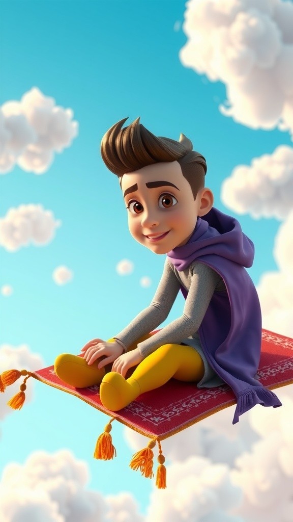 अलादीन और सारा की जादुई उड़ान