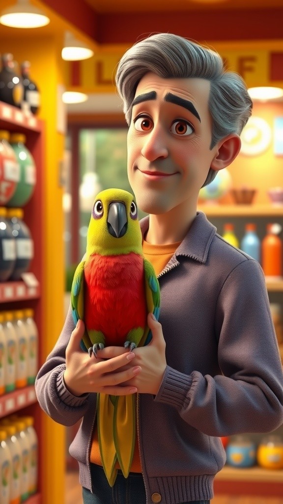 The Talking Parrot's Witty Comeback