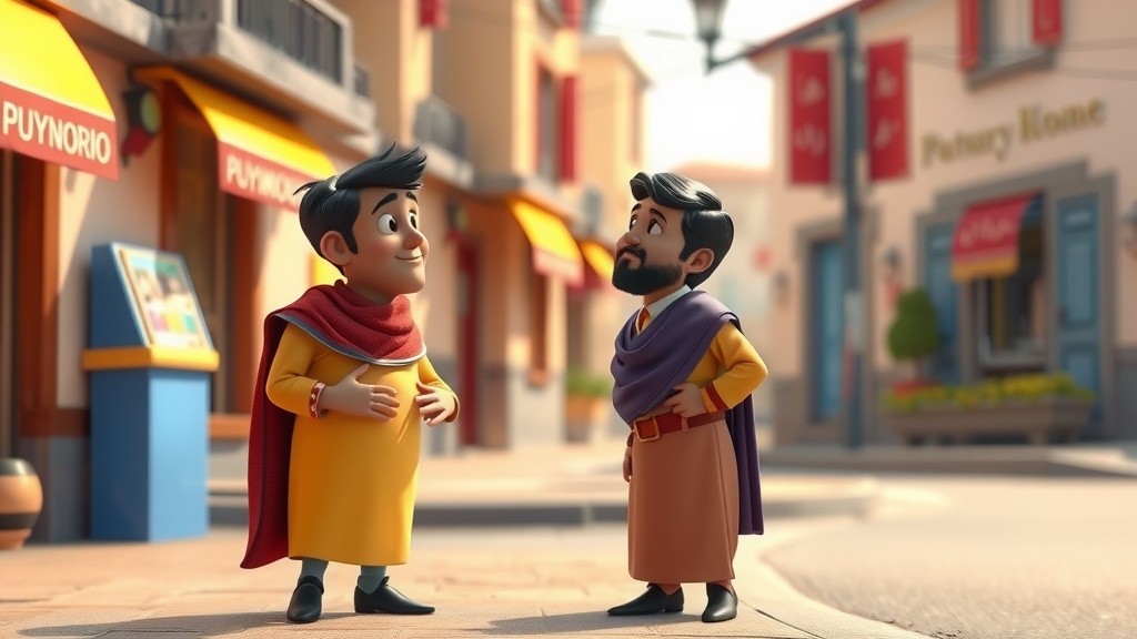 حب وسخرية في السوق الشعبي!