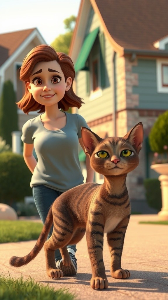 A New Beginning: The Old Lady and the Stray Cat