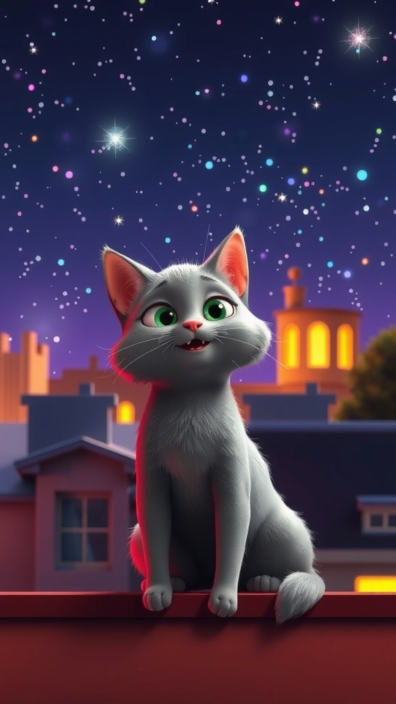 Kucing Vokal: Kelas di Atap