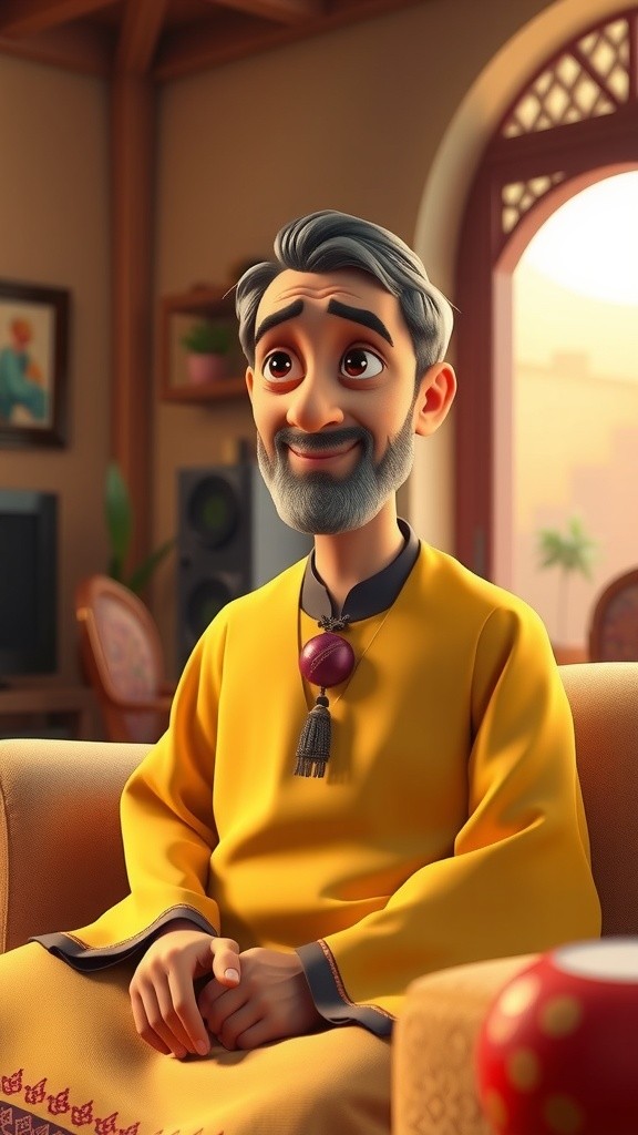 أب مغربي ينادي على أولاده بلهجة محلية