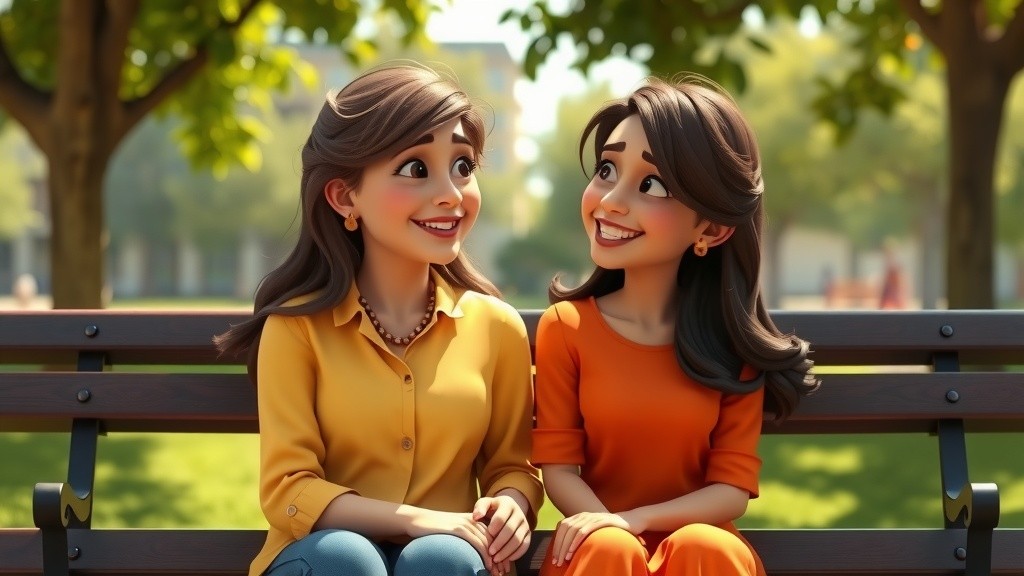 The Kindness Duo: A Colorful Friendship
