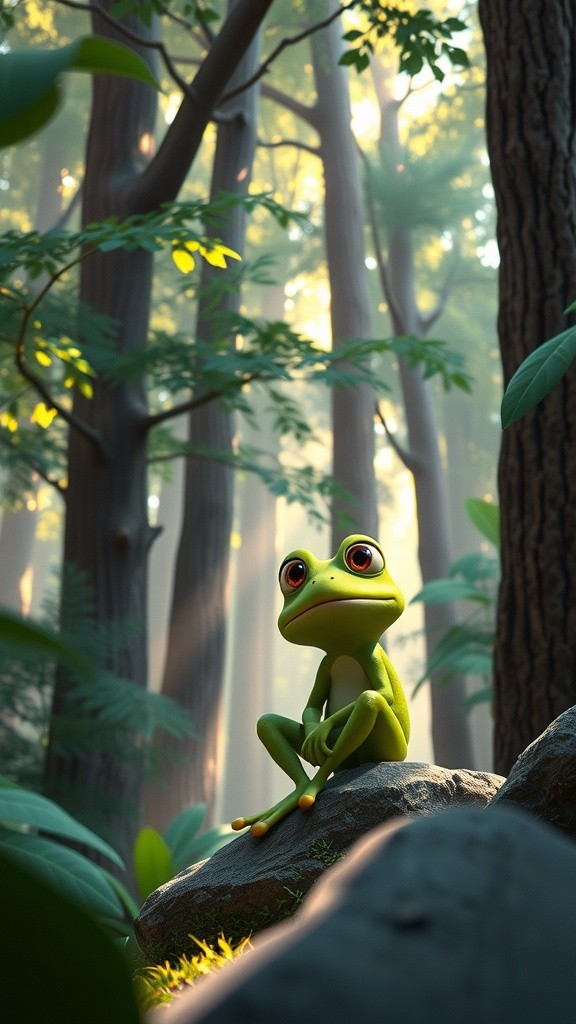 Tiko Si Katak: Alarm Hutan yang Bermanfaat