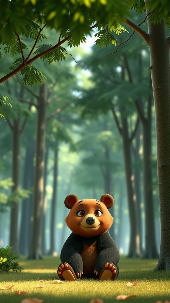 Bear Stuck in Tree Needs Help