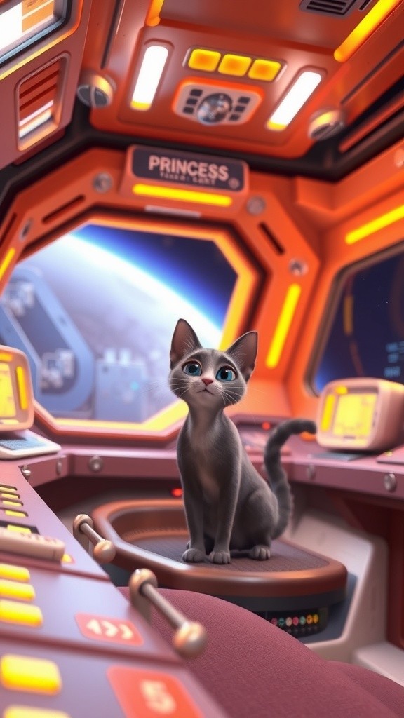 Hyperspace Adventures with Princess the Space Cat!
