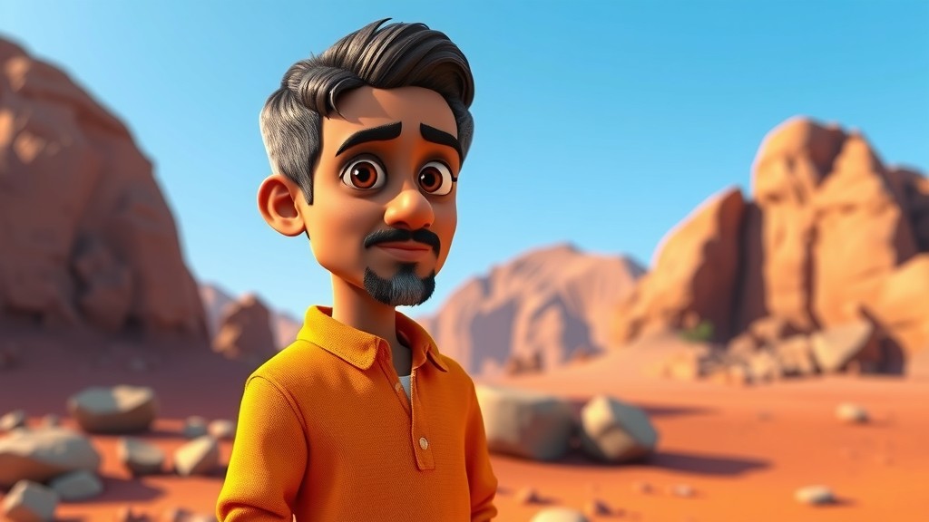 Aryan's Mighty Stand on Mars!