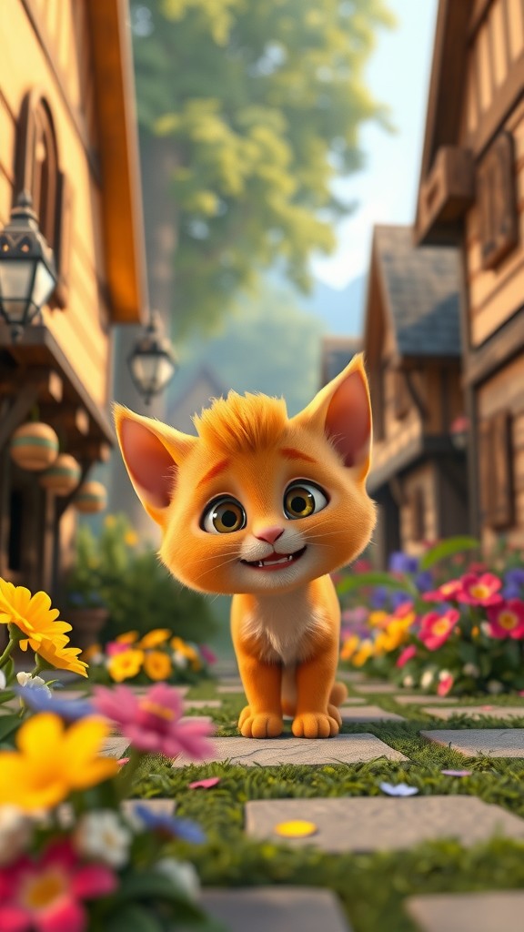 Oren's Brave Rescue: A Kitten's Adventure