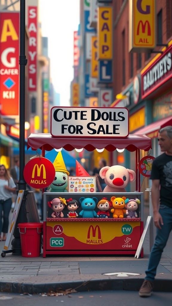 Mimi Si Kucing Jual Boneka Unik