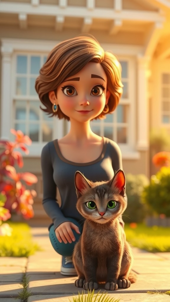 A Stray Cat's New Family