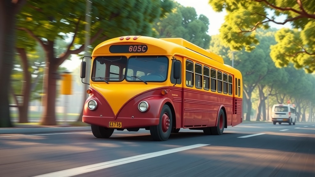The Wheels on the Bus Go 'Round and 'Round
