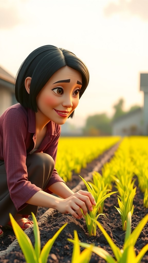 Grandma and the Resilient Rice