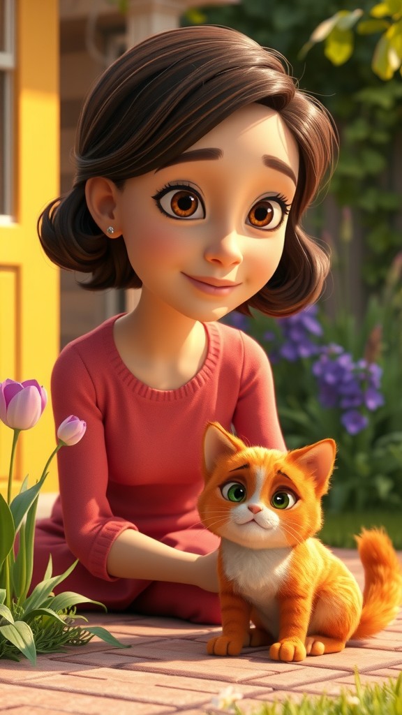 The Old Lady and the Stray Cat