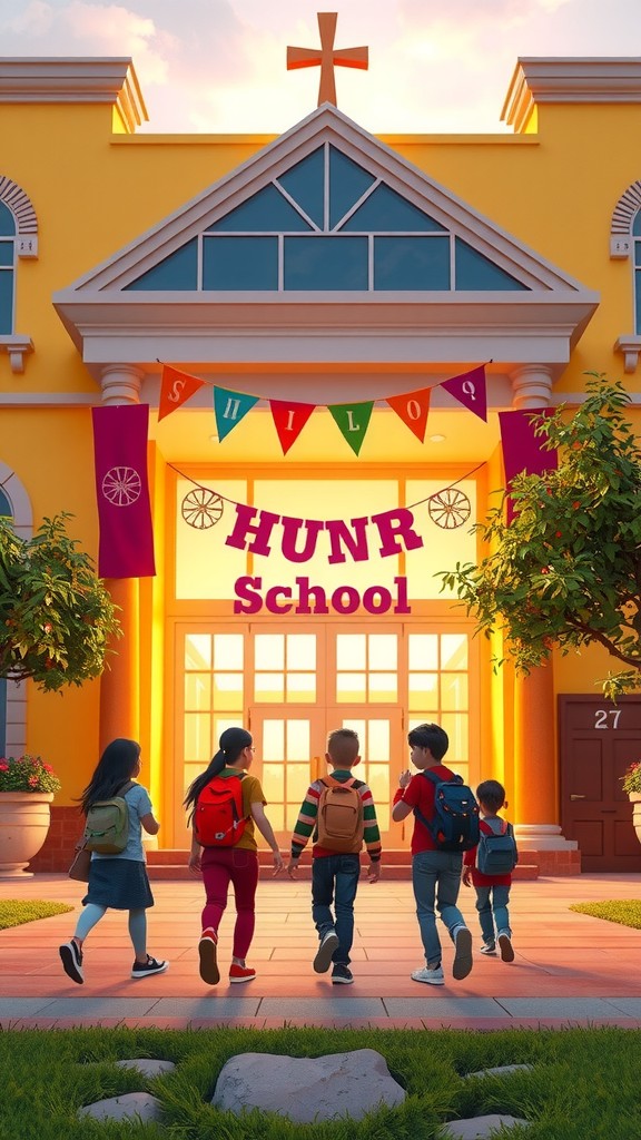 Petualangan Seru di Sekolah Rahasia Bentuk Ajaib!