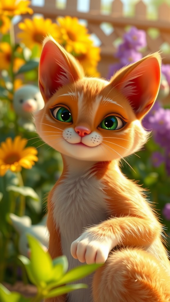 A Mischievous Feline