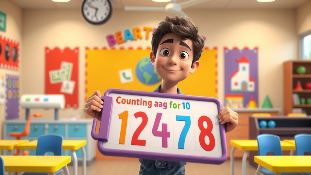 Counting from 1 to 10 for Kids!