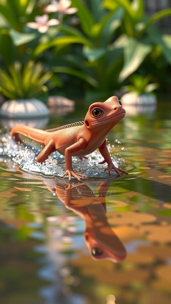Basilisk Lizard: Nature's Water Runner