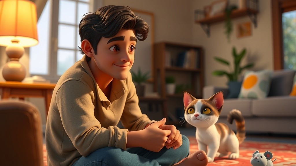 Timmy and Whiskers: A Heartwarming Friendship