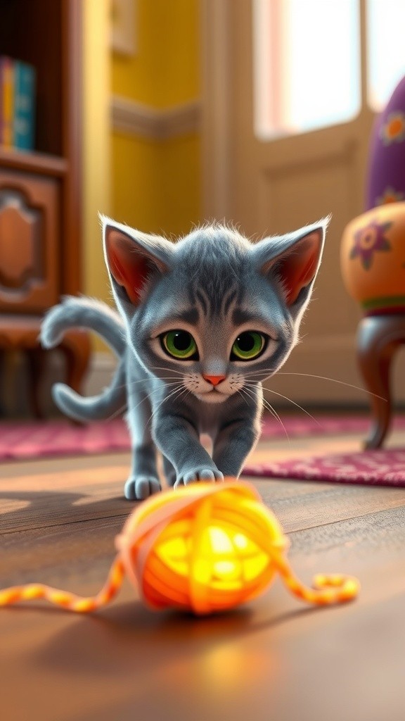 Whiskers the Tiny Artist: A Pawsitively Creative Adventure