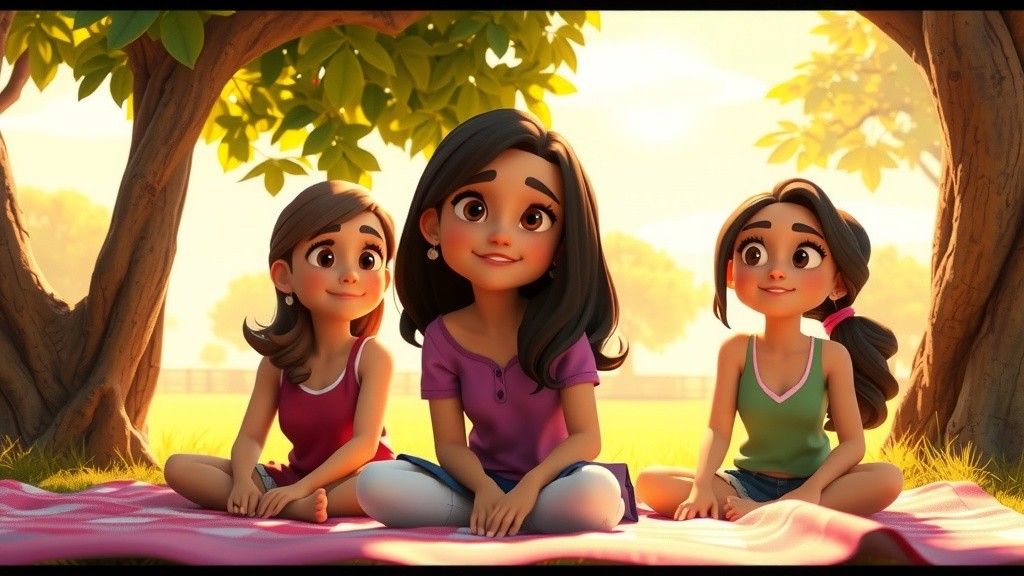 آئس کریم کھاتی لڑکیاں