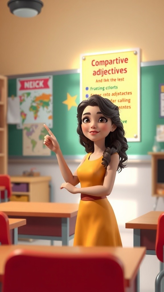 Teaching Comparative Adjectives to Foreign Middle Schoolers