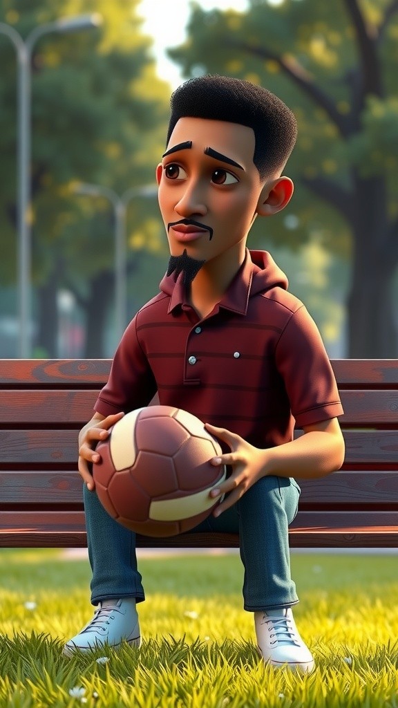 Boy Who Loves Football