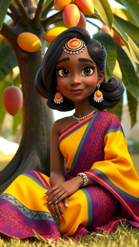 Cultural Gathering: Celebrating Tradition Under the Mango Tree