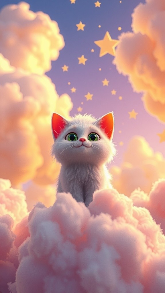 Luna and the Cloud Cat: A Whimsical Adventure