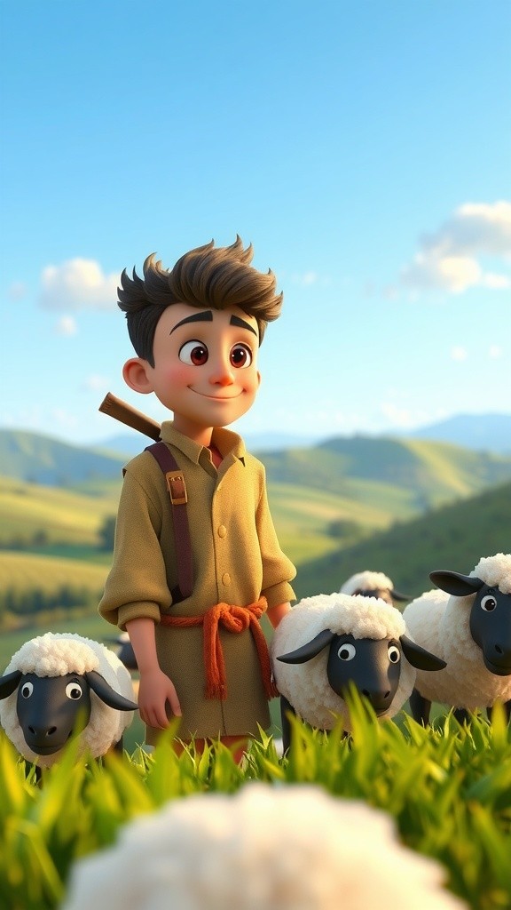David and Goliath: A Brave Shepherd's Tale