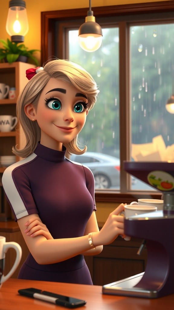 Love in a Coffee Shop: A Story of Quiet Mornings