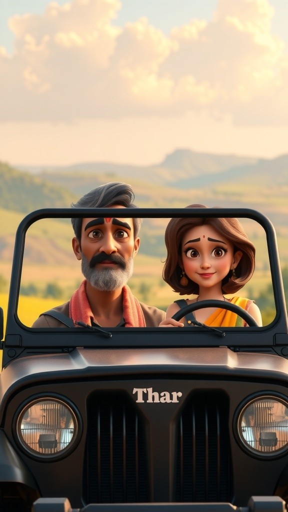 Joyride with Mom in the Thar!