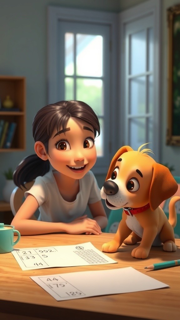 Homework Eater: A Dog's Take on Procrastination