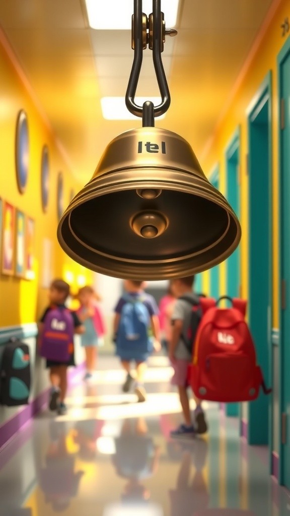 Boy's First Day at School