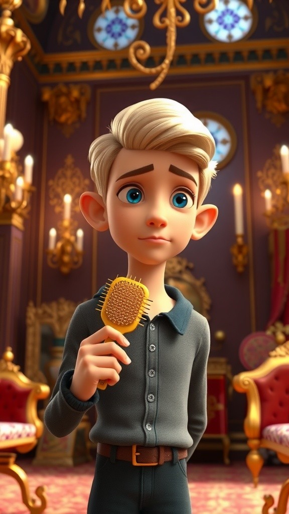 The Boy with the Magic Paintbrush: A Hero's Heart