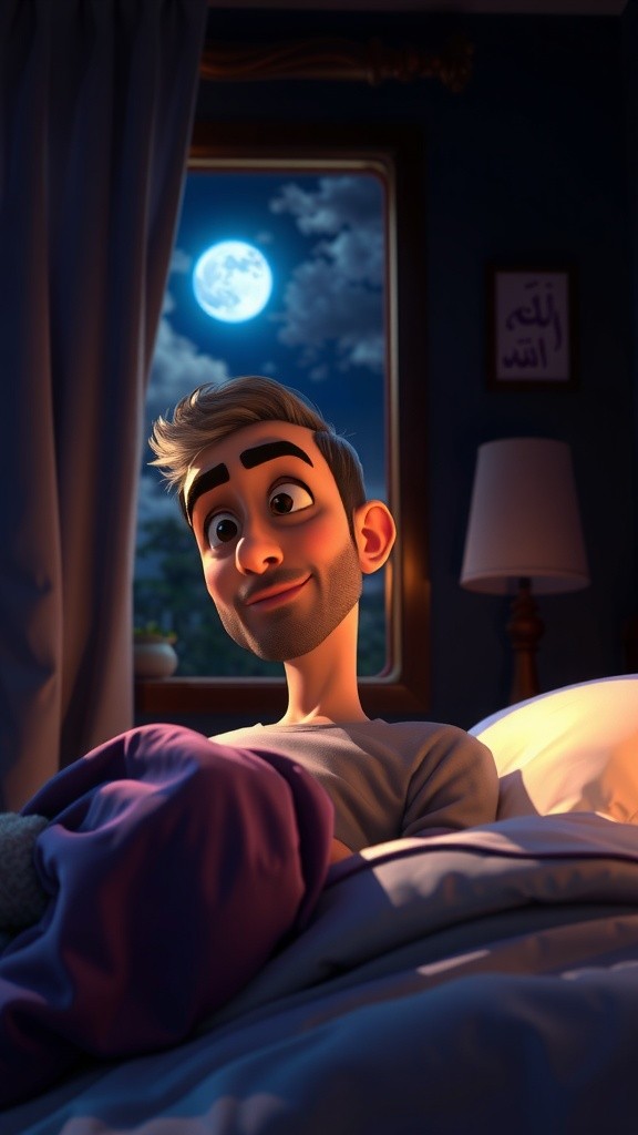 محمد ومعاناته مع السرير