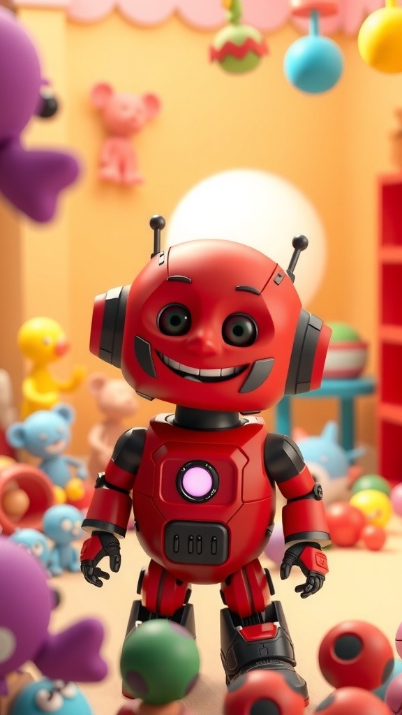 Reddy the Red Robot and the Color Red Adventure!