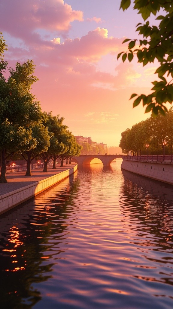 Au Coucher du Soleil