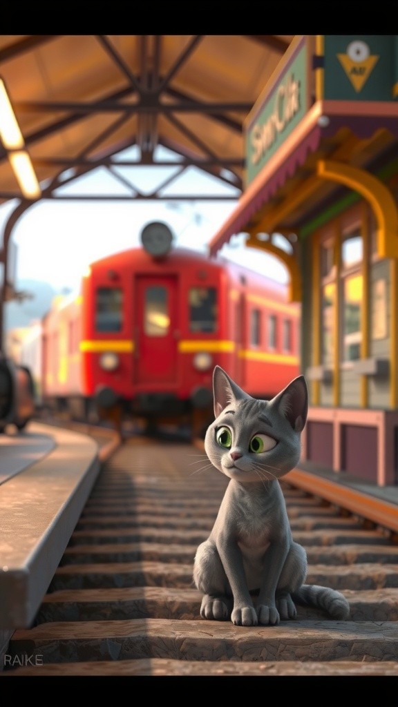 Ucil Si Kucing Pemimpin Stasiun