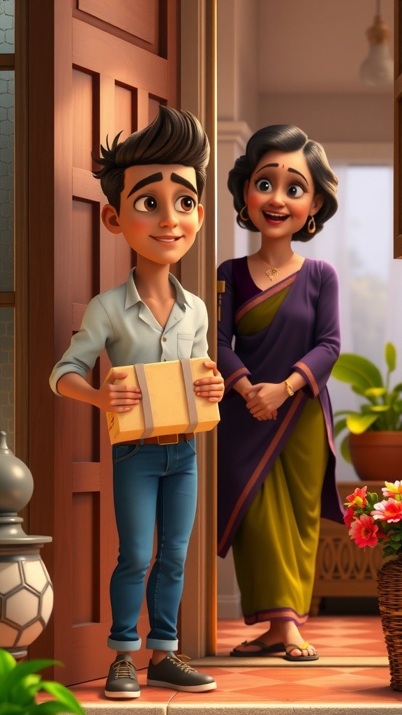 ডেলিভারি বয়ের আগমনে অঘটন!