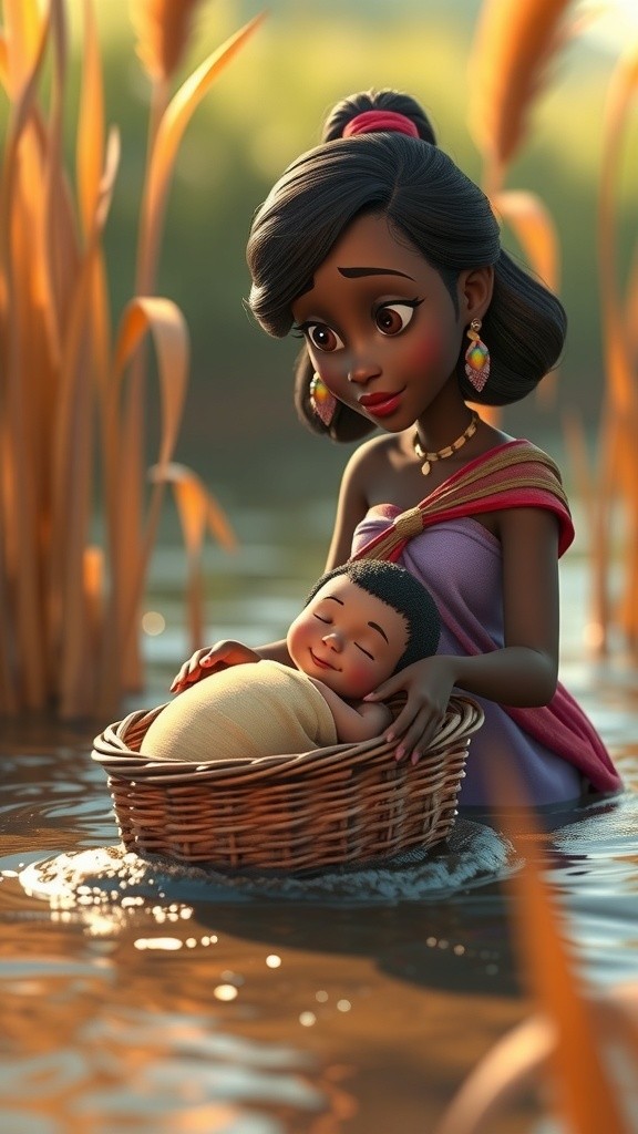 The Hebrew Mother's Courage and Baby Moses' Journey