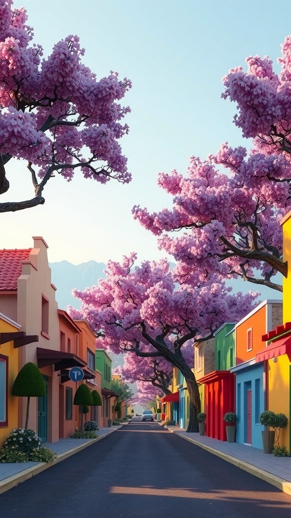 Whispers of Love Beneath the Jacaranda