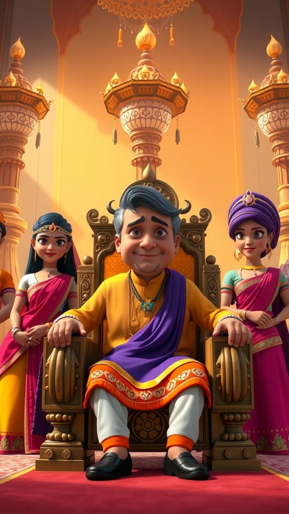 The King and His Seven Daughters