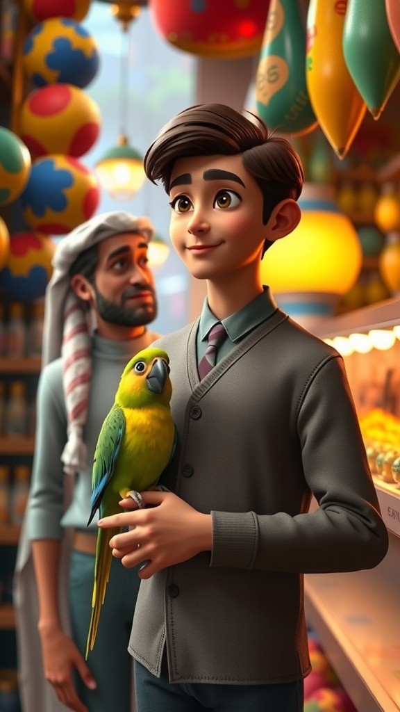 The Silent Judge: A Parrot's Surprise