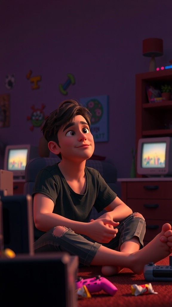 Luca et le monde détruit
