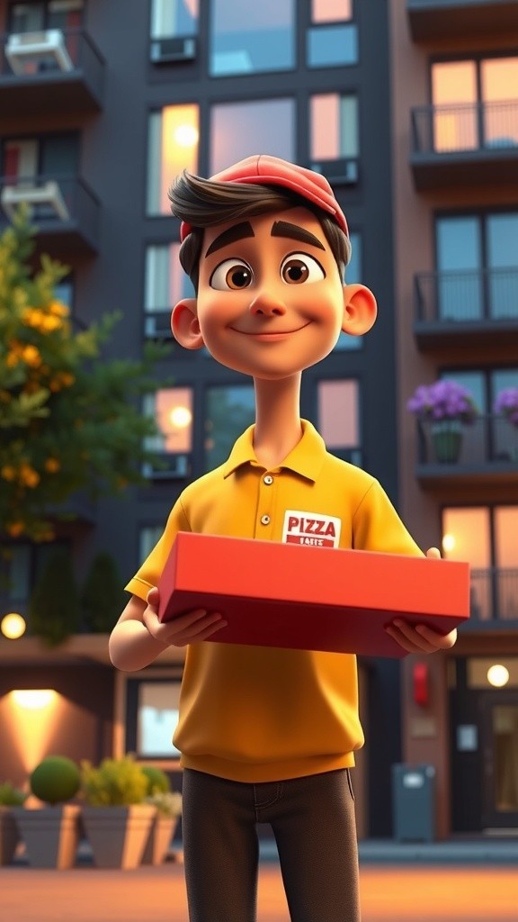 La livraison de pizza inattendue