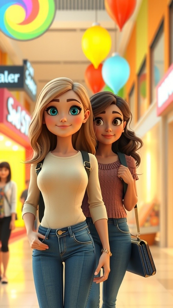 Girls' Day Out: Shopping, Burgers, and Ice Cream!