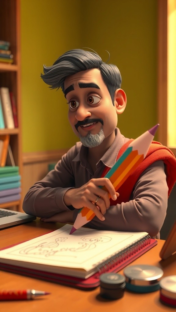 Azaan's Pencil Adventure: The Dancing Camel!