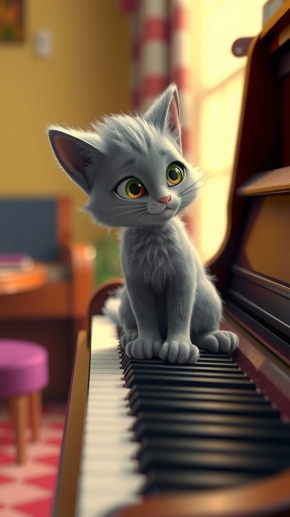 Kucing Multitalenta: Bubu dan Musik